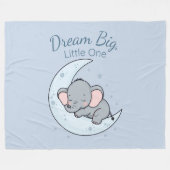 Dream Big, Little One フリースブランケット (正面(横))