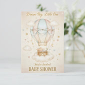 Dream Big, Little One – Baby Shower  招待状 (スタンド正面)