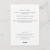 Dream Big, Little One – Baby Shower  招待状 (裏面)