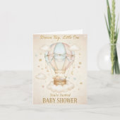 Dream Big, Little One – Baby Shower  招待状 (正面)
