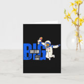 Dream Big, Little One - Insrational Quote Gift For カード (黄色い花)