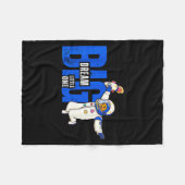 Dream Big, Little One - Insrational Quote Gift For フリースブランケット (正面(横))