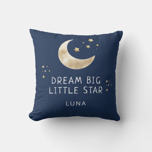 Dream Big Little Star Personalized Celestial クッション (正面)