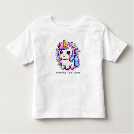 Dream Big Little Unicorn – Kawaii Toddler Girl T-S トドラーTシャツ