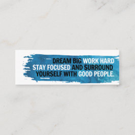 Dream Big Mini CardとIハート紹介 スキニー名刺