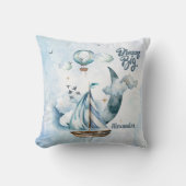 Dream Big Ship in the海カスタマイズ クッション (正面)