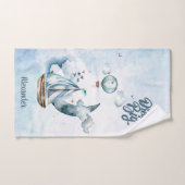 Dream Big Ship in the海カスタマイズ バスタオルセット (ハンドタオル)