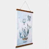 Dream Big Ship in the海カスタマイズ 吊り下げ型タペストリー (傾斜あり)