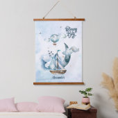 Dream Big Ship in the海カスタマイズ 吊り下げ型タペストリー (寝室)