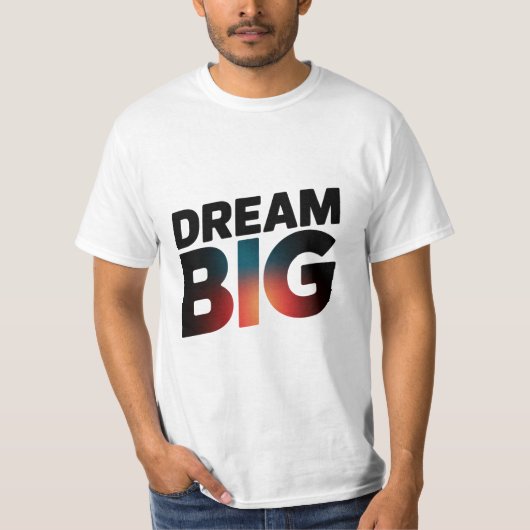 dream big tシャツ (正面)