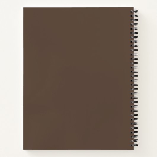 Dream Big, Tie a Bow Notebook with name ノートブック (裏面)