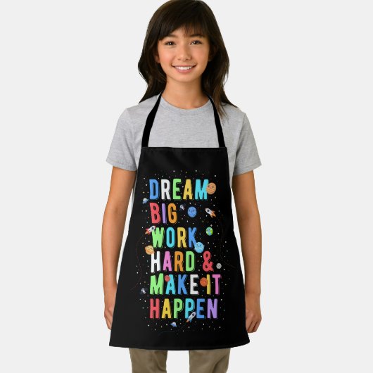 Dream Big Work懸命&実現 エプロン (インサイチュ)