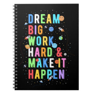 Dream Big Work懸命&実現 ノートブック