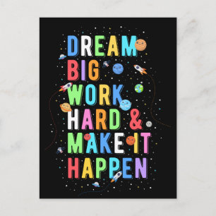 Dream Big Work懸命&実現 ポストカード