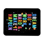 Dream Big Work懸命&実現 マグネット (横)