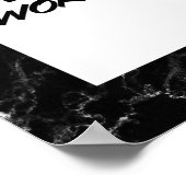 Dream Big, Work Hard. Art Print ポスター (角)