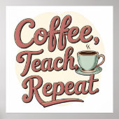 Dream Big Work Hard Motivational Back to School  ポスター (正面)