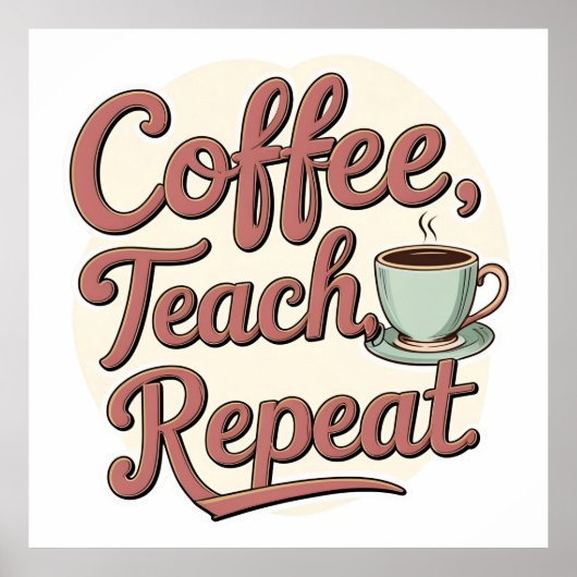 Dream Big Work Hard Motivational Back to School  ポスター (正面)