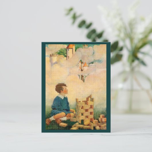 Dream Blocks by Jesse Willcox Smith ポストカード (スタンド正面)
