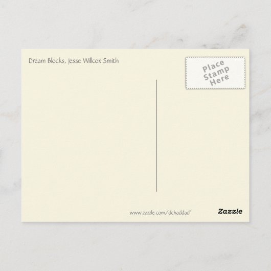 Dream Blocks by Jesse Willcox Smith ポストカード (裏面)