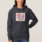 Dream Bloom Repeat Floral Motivational Sweatshirt  パーカ (正面)