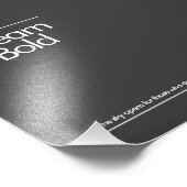 "Dream Bold” Minimalist Office Poster フォトプリント (角)