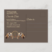 Dream Catcher日付を保存 案内ポストカード (裏面)