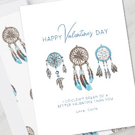 Dream Catcher Valentine Holiday Card シーズンカード