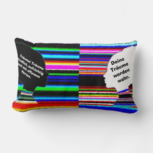Dream Dialogue Pillow ランバークッション (正面)