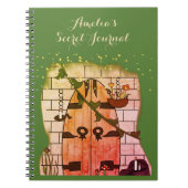 Dream Door Fairy Tale Drawing Secret Journal ノートブック (正面)