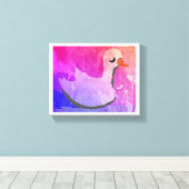 Dream Duck キャンバスプリント (インサイチュ (ウッドフロア))