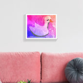 Dream Duck キャンバスプリント (インサイチュ (リビング))