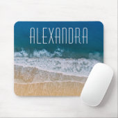 Dream Florida Tropical Sand Beach Name Customized マウスパッド (マウス)