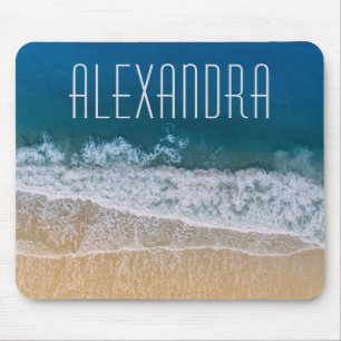 Dream Florida Tropical Sand Beach Name Customized マウスパッド