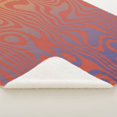 Dream Flow l Abstract Trippy Pattern - No. 01 シェルパブランケット (3/4)