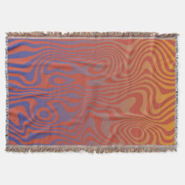 Dream Flow l Abstract Trippy Pattern - No. 01 スローブランケット