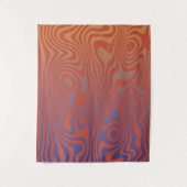 Dream Flow l Abstract Trippy Pattern - No. 01 タペストリー (正面)