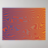 Dream Flow l Abstract Trippy Pattern - No. 01 ポスター (正面)