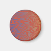 Dream Flow l Abstract Trippy Pattern - No. 01 マグネット (正面)