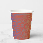 Dream Flow l Abstract Trippy Pattern - No. 01 紙コップ (裏面)