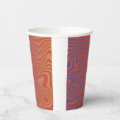 Dream Flow l Abstract Trippy Pattern - No. 01 紙コップ (左)