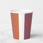 Dream Flow l Abstract Trippy Pattern - No. 01 紙コップ (右)