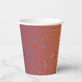 Dream Flow l Abstract Trippy Pattern - No. 01 紙コップ (正面)