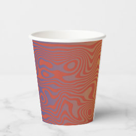 Dream Flow l Abstract Trippy Pattern - No. 01 紙コップ