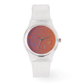 Dream Flow l Abstract Trippy Pattern - No. 01 腕時計 (正面)