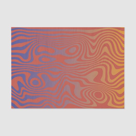 Dream Flow l Abstract Trippy Pattern - No. 01 薄葉紙 (正面)