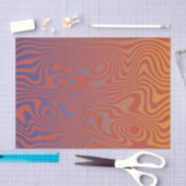 Dream Flow l Abstract Trippy Pattern - No. 01 薄葉紙 (クラフト)