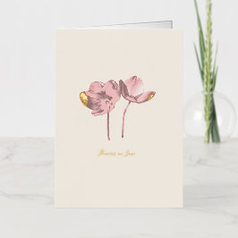 Dream Flowers in Love – RomanticFantasy Nature  箔グリーティングカード