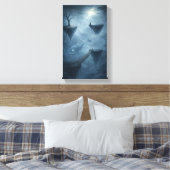 Dream Fracture – Surreal Ocean Canvas Art キャンバスプリント (インサイチュ (寝室))