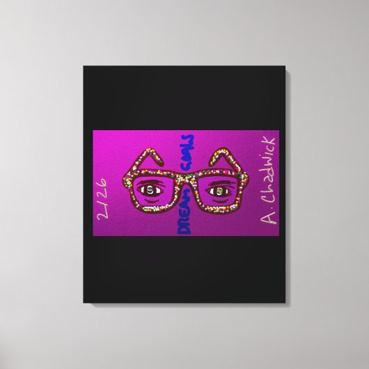 Dream Goals キャンバスプリント (正面)